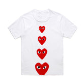 CDG Be Kind T Shirt Men and Women round Neck Cotton Shirt
